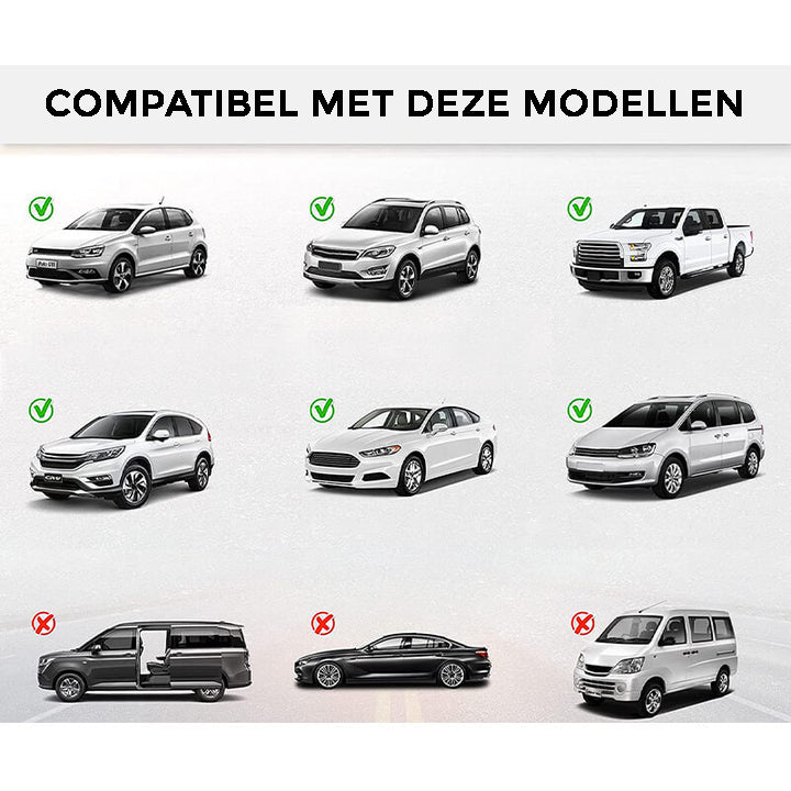 Zonnescherm voor in de auto - 99% UV-bescherming