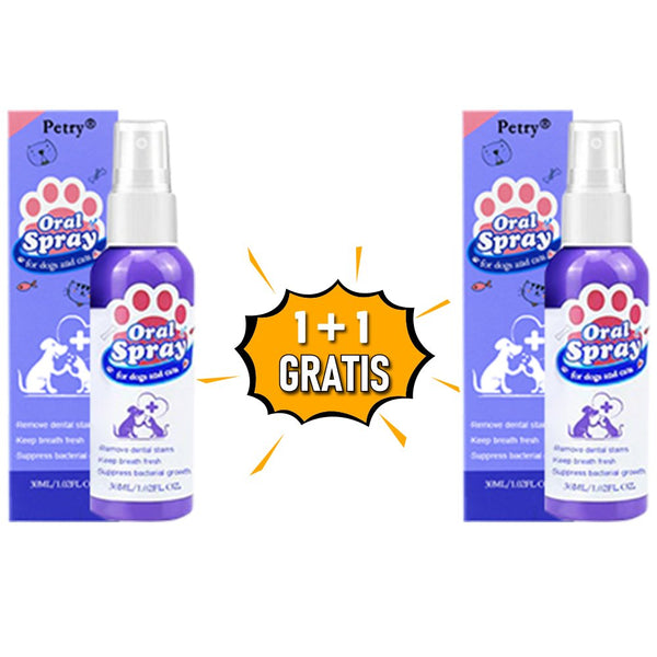 Petry® Gebitsreiniging voor Huisdieren | 1+1 GRATIS