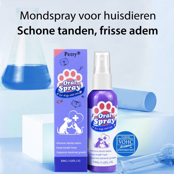 Petry® Gebitsreiniging voor Huisdieren | 1+1 GRATIS