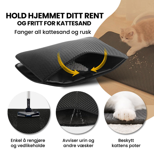 LitterLock™ - inklapbare kattenbakmat