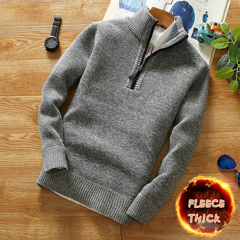 Dikke fleece online trui